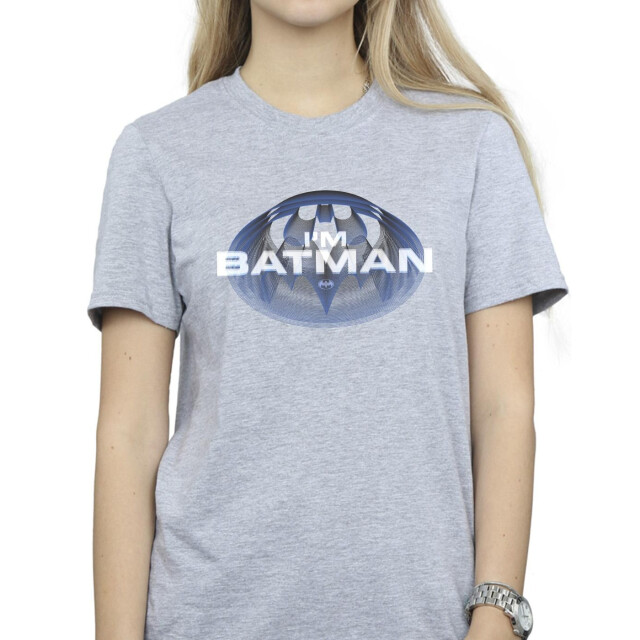 Li-cense Dc comics dames the flash i´m batman katoenen vriendje t-shirt UTBI46550_sportsgrey large