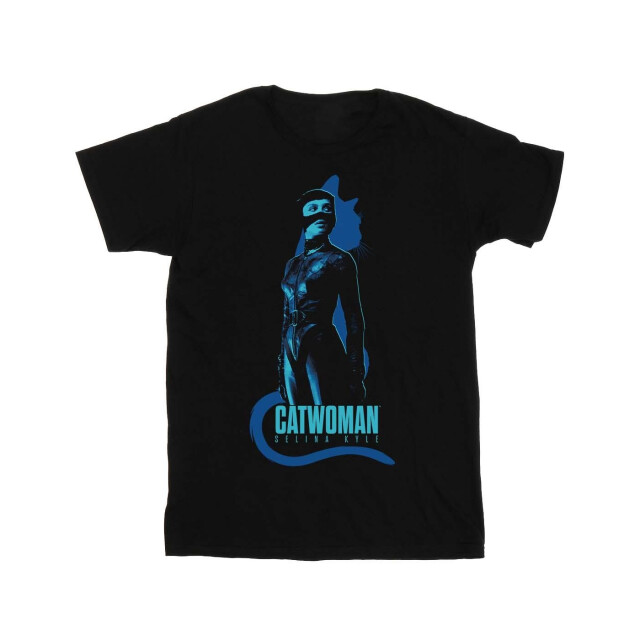 Li-cense Dc comics dames the batman catwoman silhouet katoenen vriendje t-shirt UTBI46529_black large