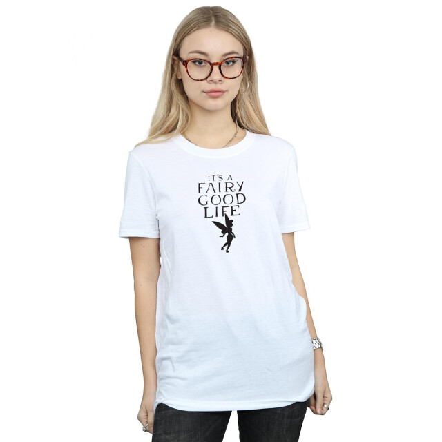 Li-cense Disney dames tinkerbell fee goed leven katoenen vriendje t-shirt UTBI46512_white large