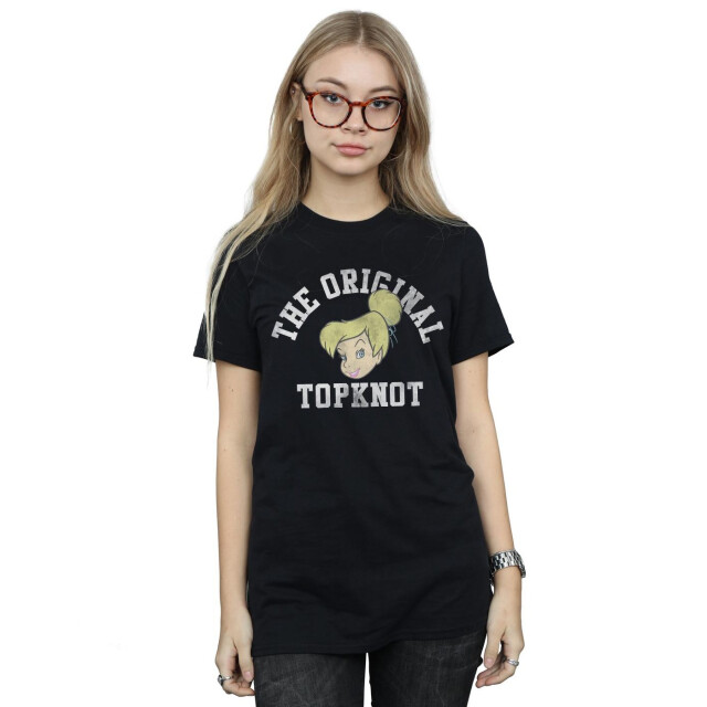 Li-cense Disney dames tinker bell original topknot katoenen vriendje t-shirt UTBI46513_black large