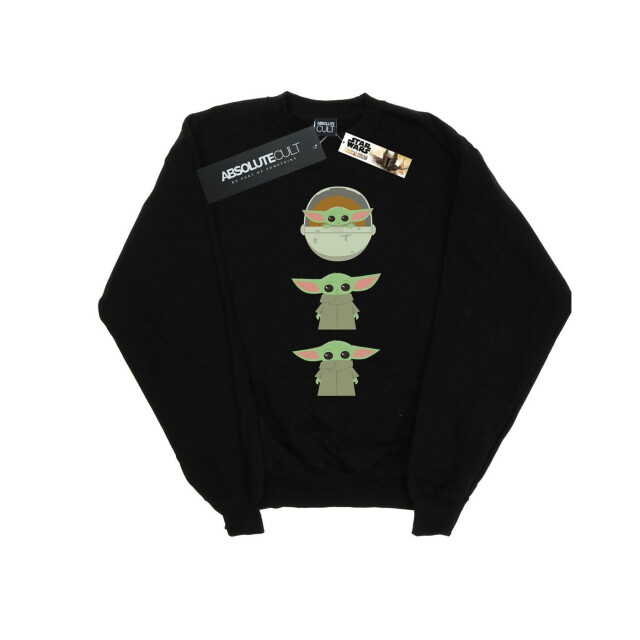 Li-cense Star wars dames the mandalorian het kind posing sweatshirt UTBI38937_black large