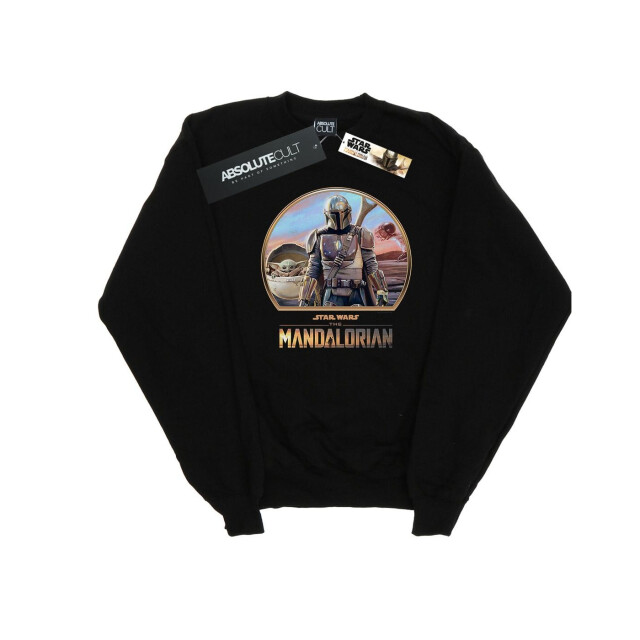 Li-cense Star wars dames the mandalorian mando and the child sweatshirt UTBI38812_black large
