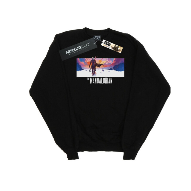 Li-cense Star wars dames the mandalorian landschap sweatshirt UTBI38753_black large