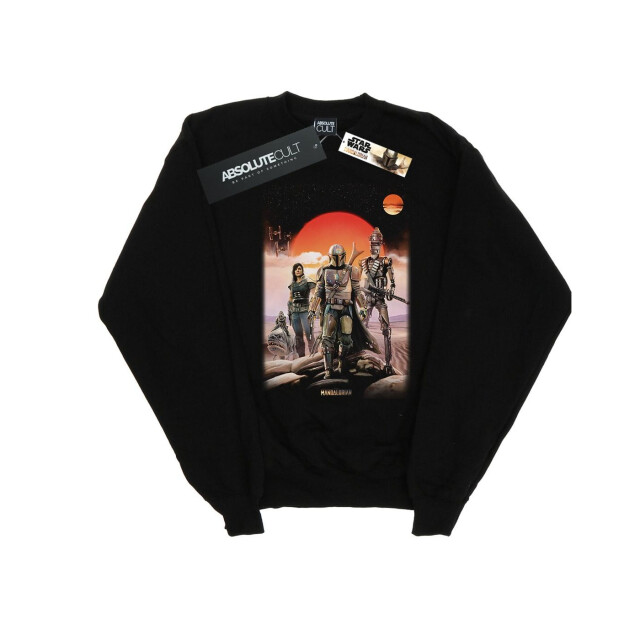 Li-cense Star wars dames the mandalorian warriors sweatshirt UTBI38653_black large