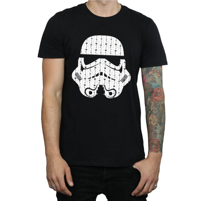 Li-cense Star wars heren kerst stormtrooper helm t-shirt UTBI46211_black large