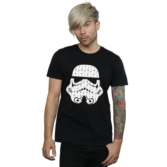 Li-cense Star wars heren kerst stormtrooper helm t-shirt UTBI46211_black large