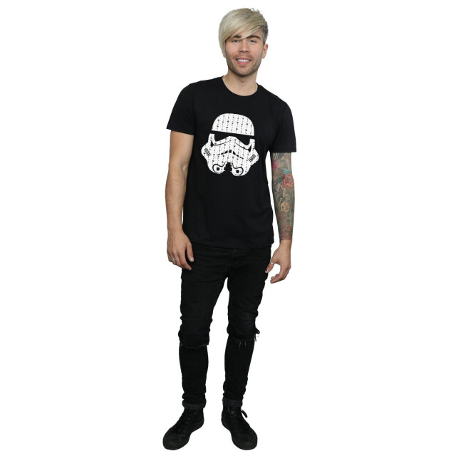 Li-cense Star wars heren kerst stormtrooper helm t-shirt UTBI46211_black large