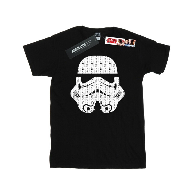 Li-cense Star wars heren kerst stormtrooper helm t-shirt UTBI46211_black large
