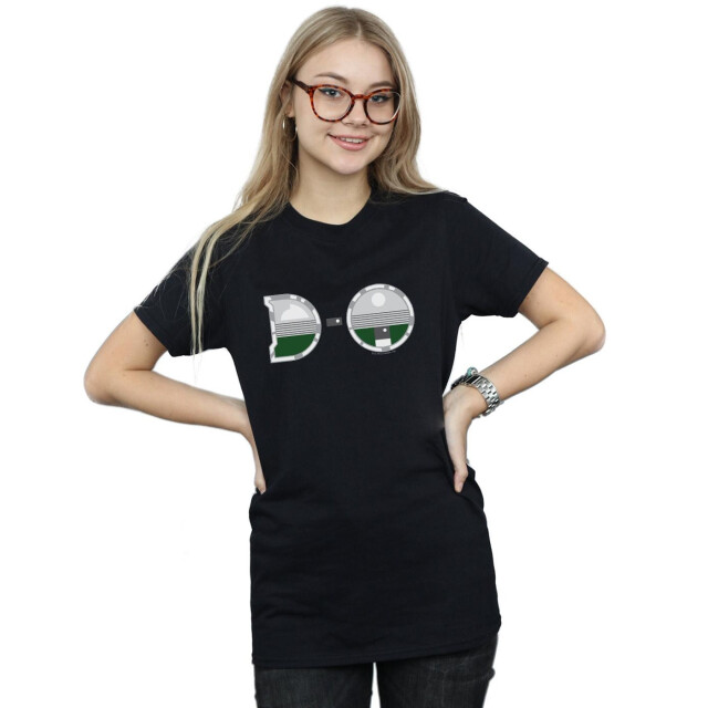 Li-cense Star wars dames the rise of skywalker d-o logo katoenen vriendje t-shirt UTBI46212_black large