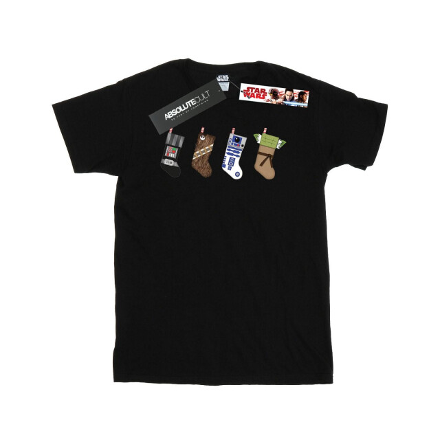 Li-cense Star wars heren kerstmis kousen t-shirt UTBI46193_black large