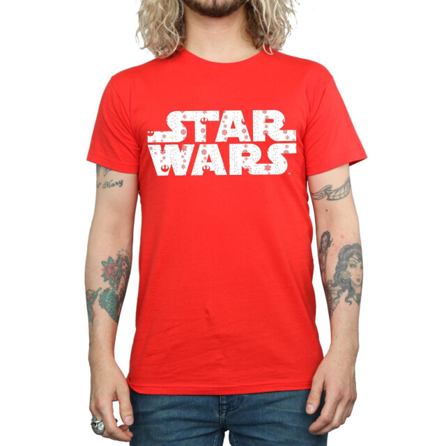 Li-cense Star wars heren kerst logo t-shirt UTBI46195_red large