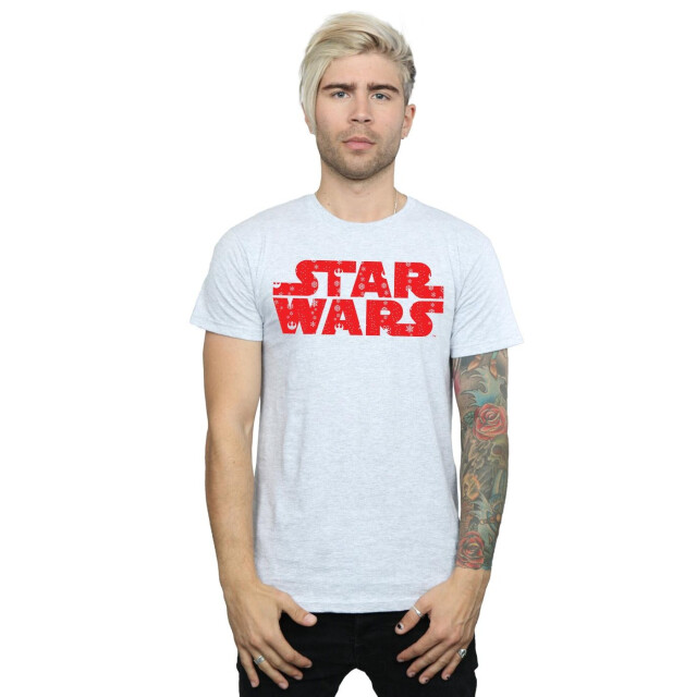 Li-cense Star wars heren kerst logo t-shirt UTBI46195_sportsgrey large
