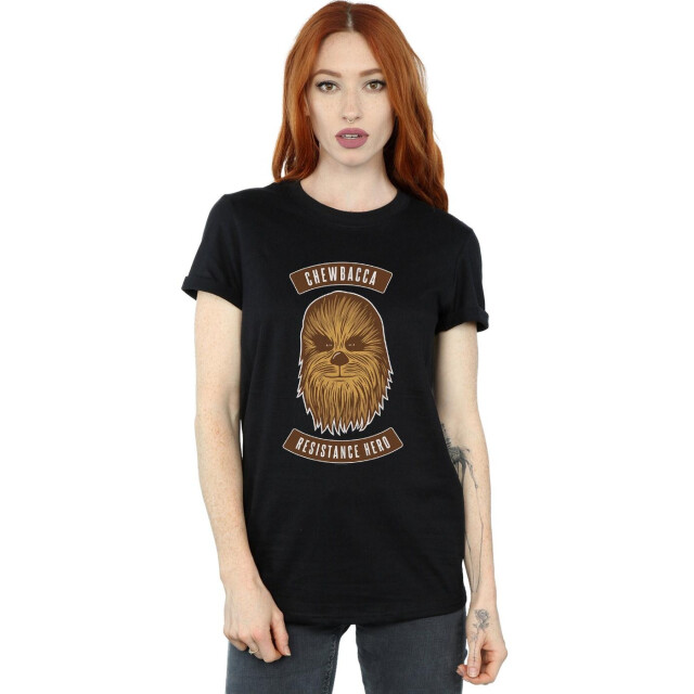 Li-cense Star wars the rise of skywalker dames chewbacca held katoenen t-shirt UTBI46184_black large