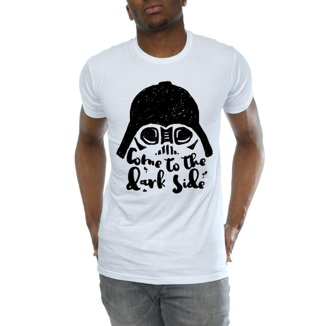 Li-cense Star wars heren darth vader kom naar de donkere zijde t-shirt UTBI46189_white large