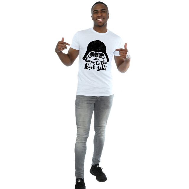 Li-cense Star wars heren darth vader kom naar de donkere zijde t-shirt UTBI46189_white large