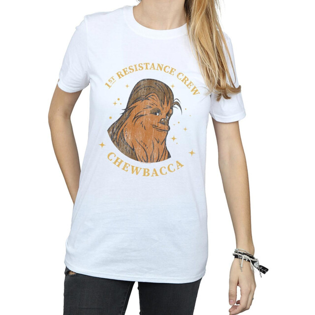 Li-cense Star wars the rise of skywalker dames chewbacca eerste verzet katoenen t-shirt UTBI46190_white large