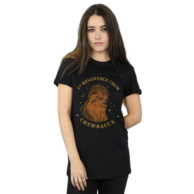 Li-cense Star wars the rise of skywalker dames chewbacca eerste verzet katoenen t-shirt UTBI46190_black large