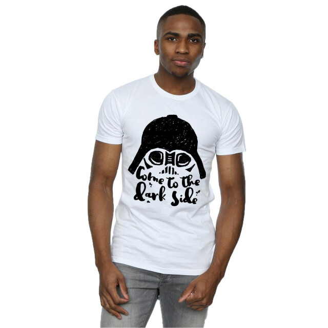 Li-cense Star wars heren darth vader kom naar de donkere zijde t-shirt UTBI46189_white large