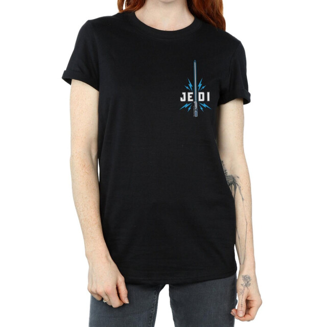 Li-cense Star wars the rise of skywalker dames jedi badge katoenen t-shirt UTBI46183_black large