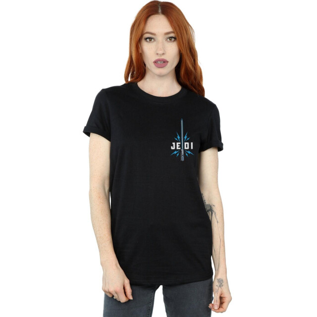 Li-cense Star wars the rise of skywalker dames jedi badge katoenen t-shirt UTBI46183_black large