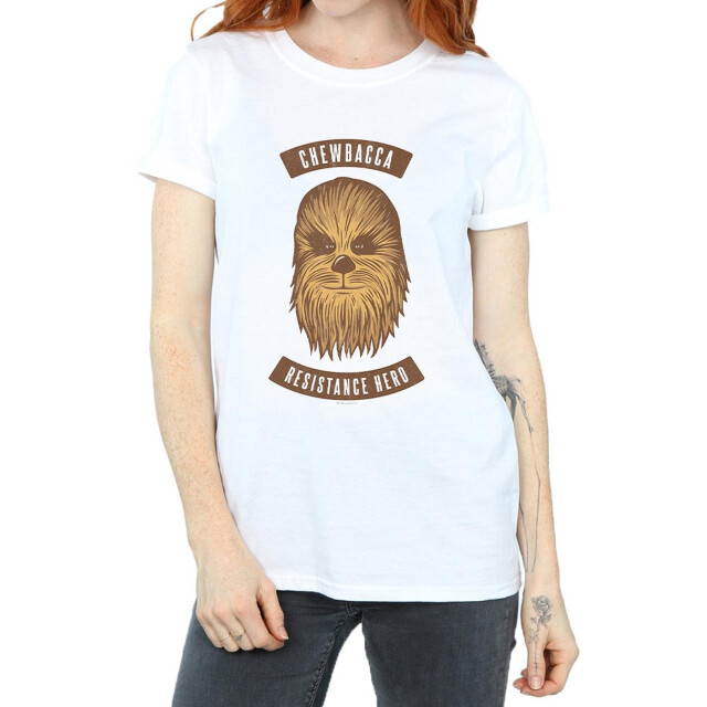 Li-cense Star wars the rise of skywalker dames chewbacca held katoenen t-shirt UTBI46184_white large