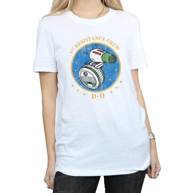 Li-cense Star wars the rise of skywalker dames eerste weerstand katoenen t-shirt UTBI46191_white large