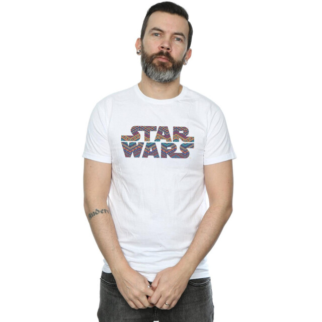 Li-cense Star wars heren kleur azteken logo t-shirt UTBI46166_white large