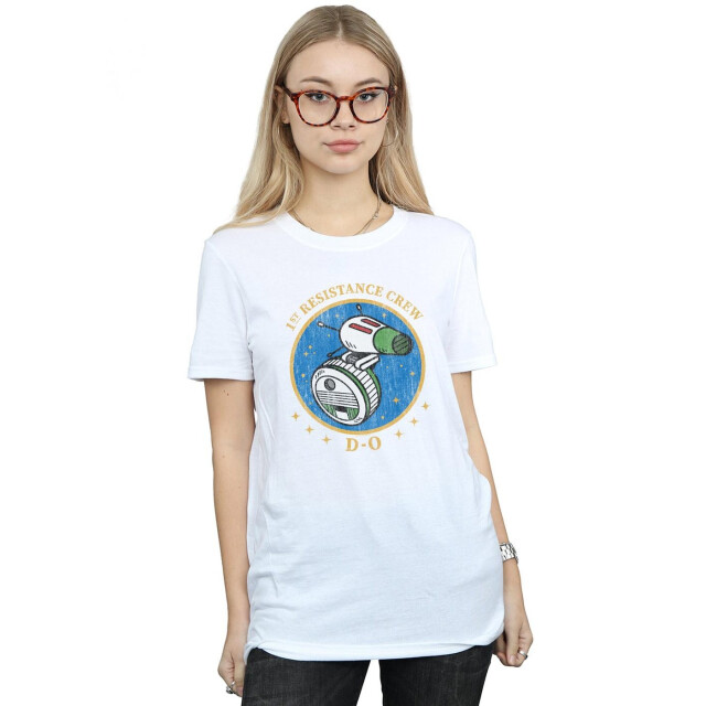 Li-cense Star wars the rise of skywalker dames eerste weerstand katoenen t-shirt UTBI46191_white large