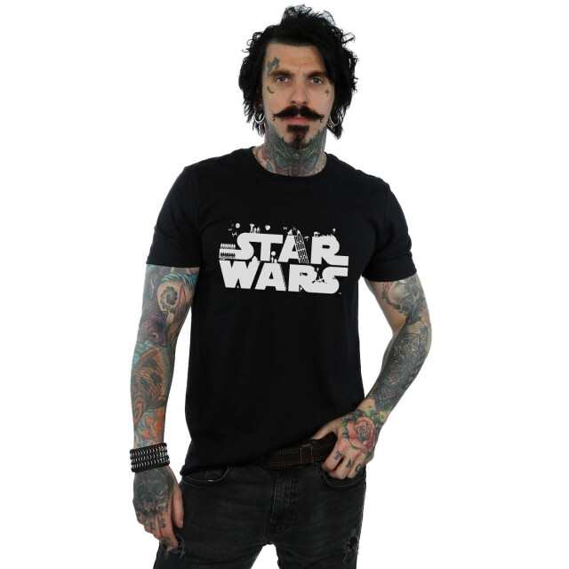 Li-cense Star wars heren minimalistisch logo t-shirt UTBI46167_black large