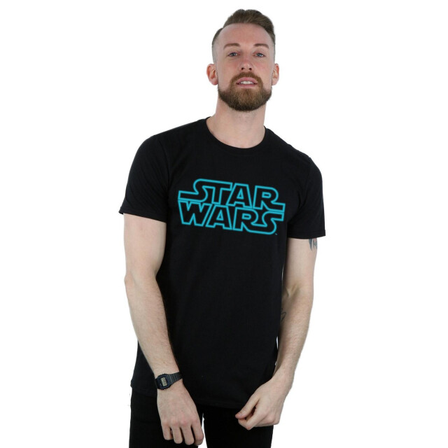 Li-cense Star wars heren neon teken logo t-shirt UTBI46161_black large