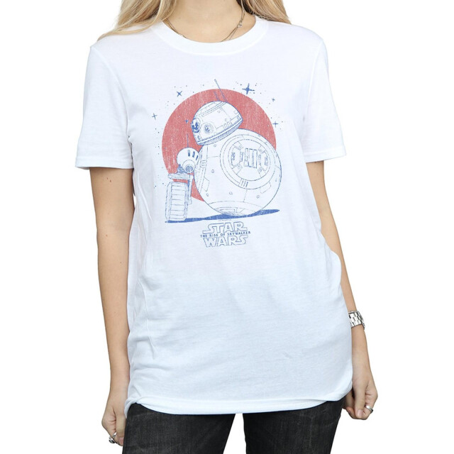 Li-cense Star wars the rise of skywalker dames bb-8 en d-o katoenen t-shirt UTBI46138_white large