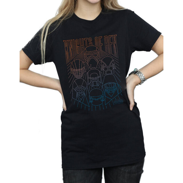 Li-cense Star wars the rise of skywalker dames knights of ren colours katoenen vriendje t-shirt UTBI46131_black large