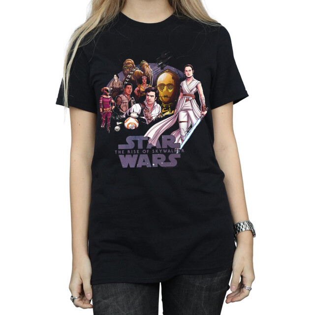 Li-cense Star wars the rise of skywalker dames resistance rendered group katoenen vriendje t-shirt UTBI46113_black large