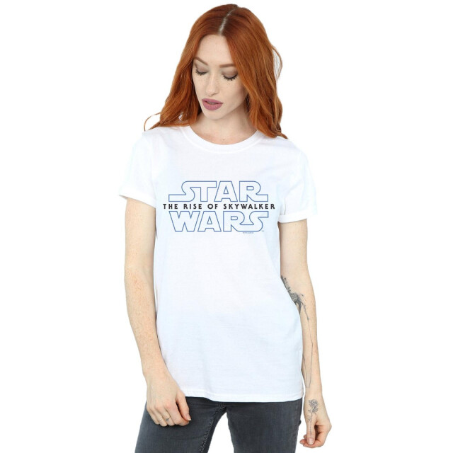 Li-cense Star wars the rise of skywalker dames logo katoenen vriend t-shirt UTBI46072_white large