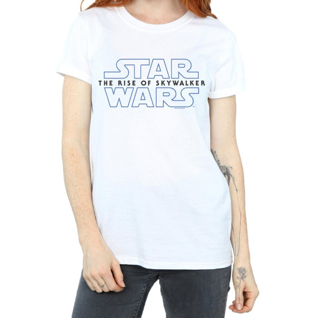 Li-cense Star wars the rise of skywalker dames logo katoenen vriend t-shirt UTBI46072_white large