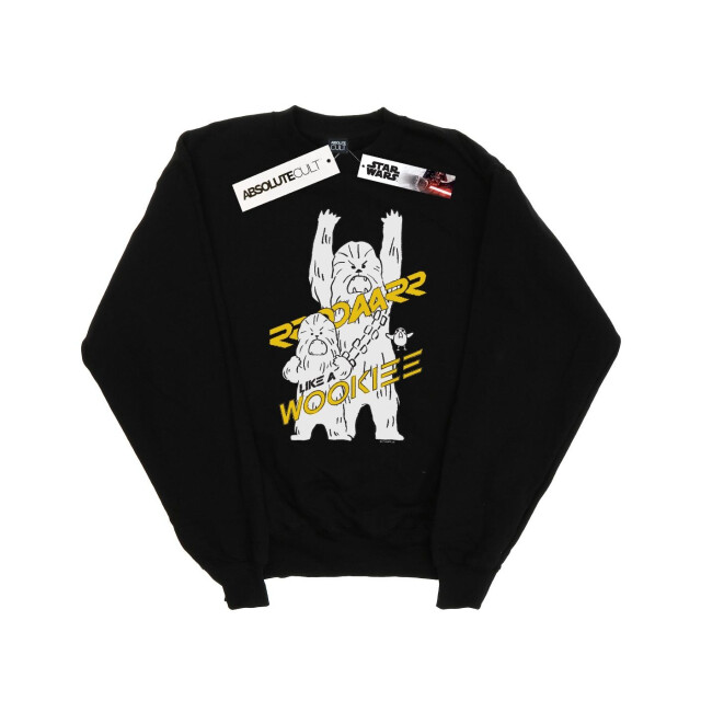 Li-cense Star wars dames roar like a wookiee sweatshirt UTBI38167_black large