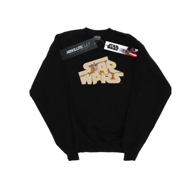 Li-cense Star wars dames tatooine jumble logo sweatshirt UTBI37859_black large