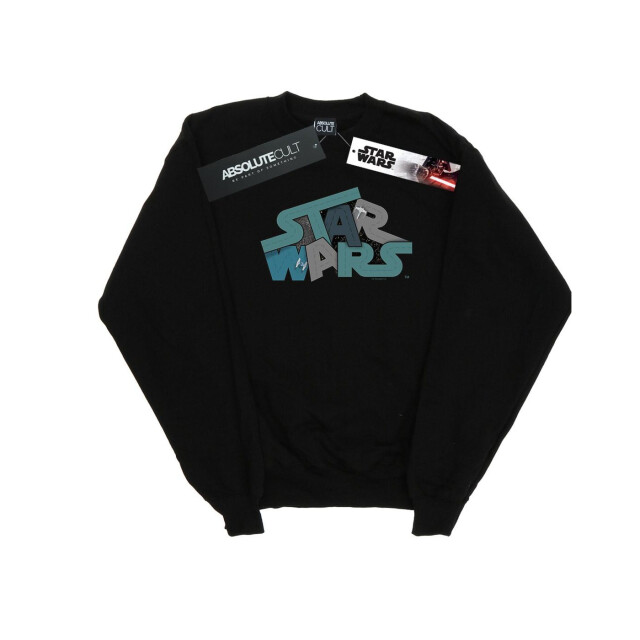 Li-cense Star wars dames death star jumble logo sweatshirt UTBI37880_black large