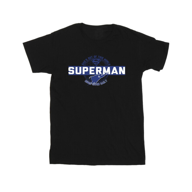 Li-cense Dc comics meisjes superman out of this world katoenen t-shirt UTBI35208_black large
