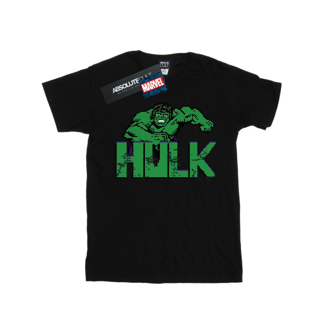 Li-cense Marvel meisjes hulk pixelated katoenen t-shirt UTBI31557_black large