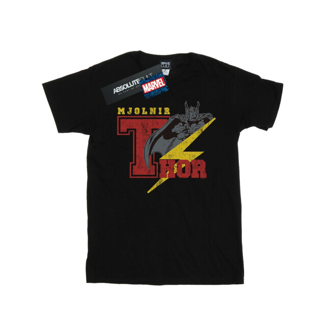 Li-cense Marvel meisjes thor mjolnir katoenen t-shirt UTBI31538_black large