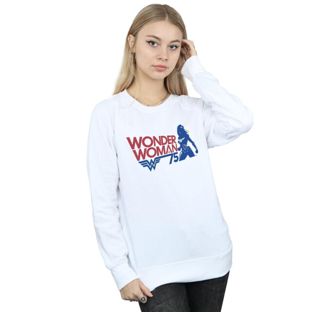 Li-cense Dc comics dames wonder woman seventy five sweatshirt UTBI43223_white large