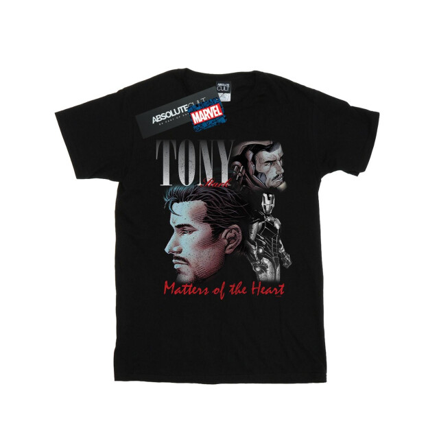 Li-cense Marvel meisjes tony stark hommage katoenen t-shirt UTBI31425_black large