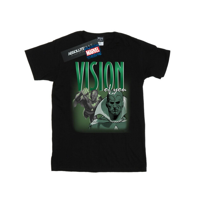 Li-cense Marvel meisjes vision hommage katoenen t-shirt UTBI31428_black large