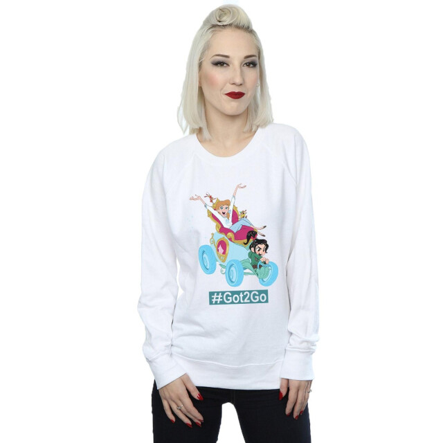 Li-cense Disney dames wreck it ralph assepoester en vanellope sweatshirt UTBI43140_white large