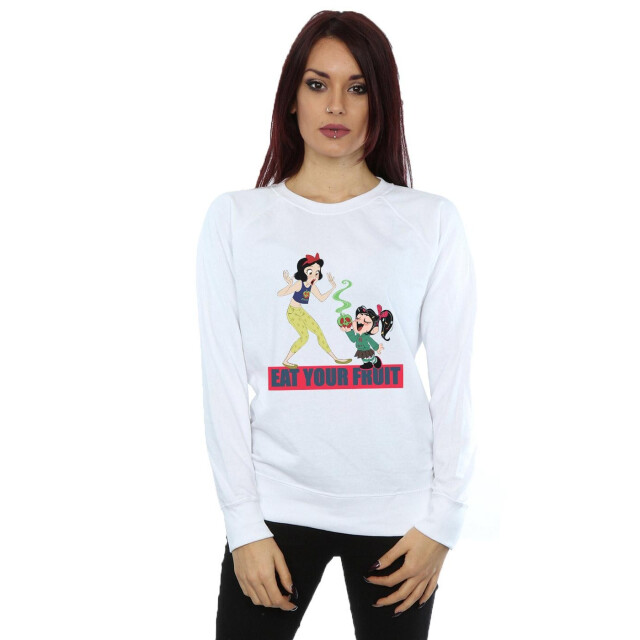 Li-cense Disney dames wreck it ralph eet je fruit sweatshirt UTBI43085_white large