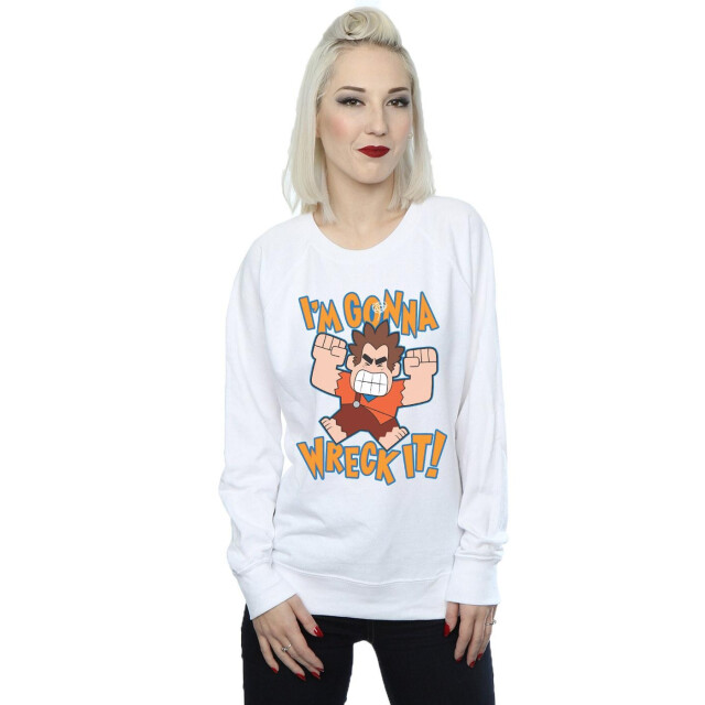 Li-cense Disney dames wreck it ralph i´m gonna wreck it sweatshirt UTBI43086_white large