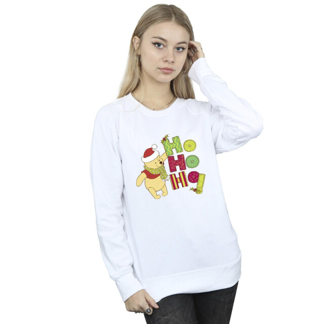 Li-cense Disney dames winnie the pooh ho ho ho sjaal sweatshirt UTBI43060_black large