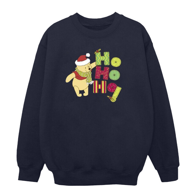 Li-cense Disney dames winnie the pooh ho ho ho sjaal sweatshirt UTBI43060_navyblue large