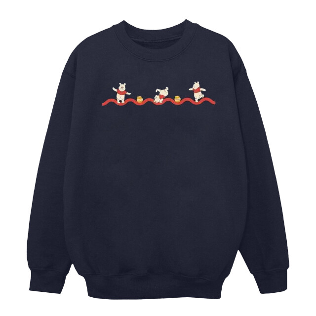 Li-cense Disney dames winnie the pooh hunny line sweatshirt UTBI43027_navyblue large